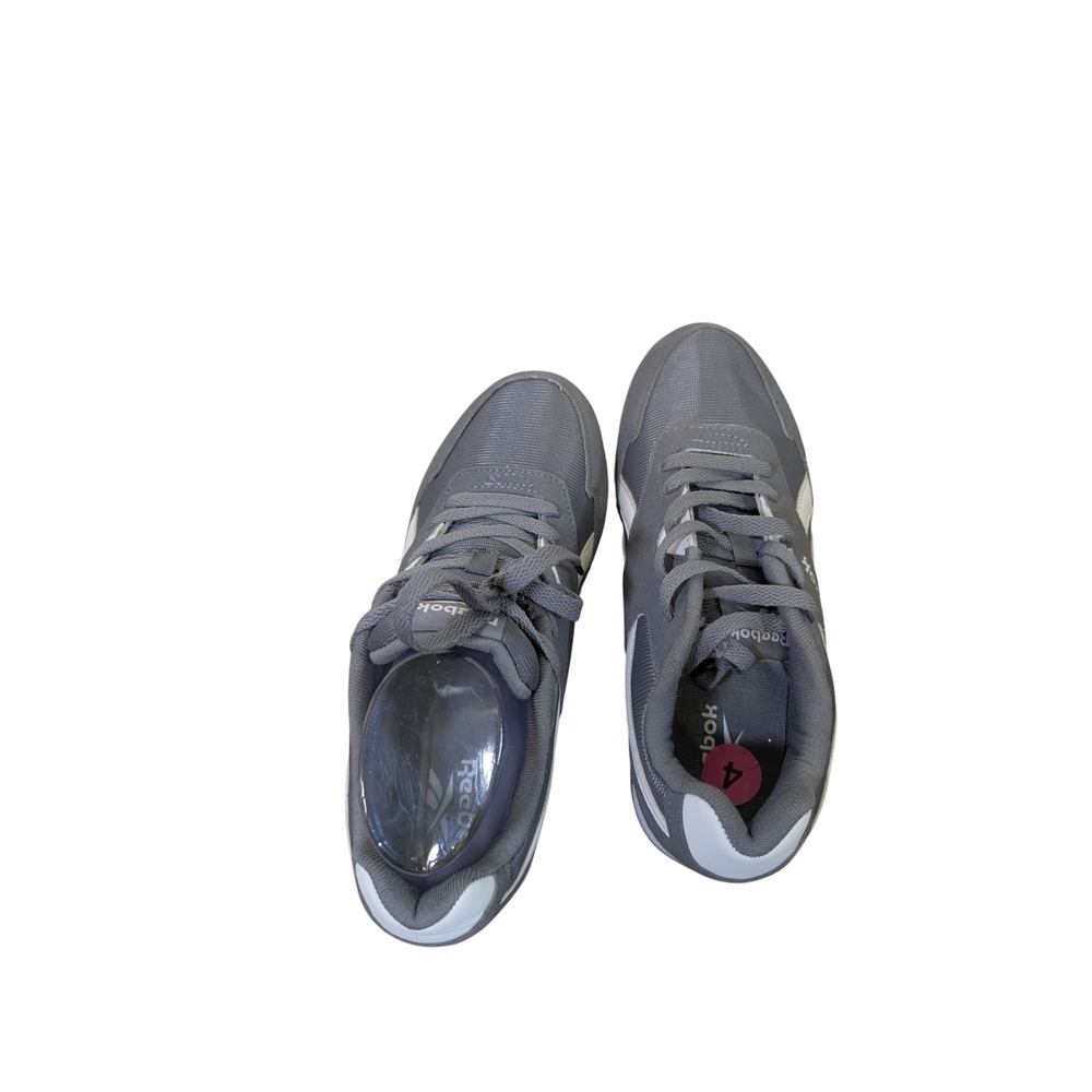 Reebok Kids Gray/White Classic Jogger Running Shoes Sneakers Size 4 Youth - Picture 7 of 9